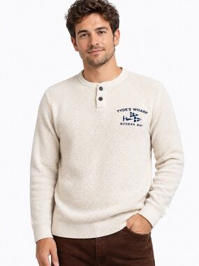 Vintage Gear for Sports Men's Cream Sweater